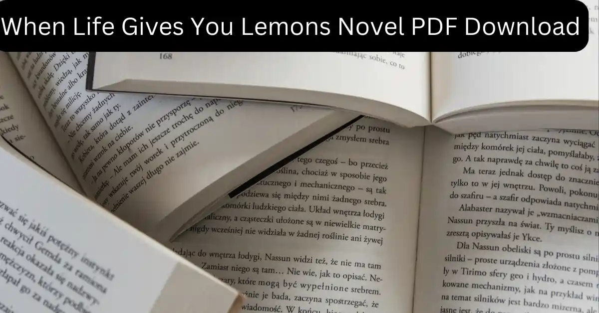When Life Gives You Lemons Novel PDF Download