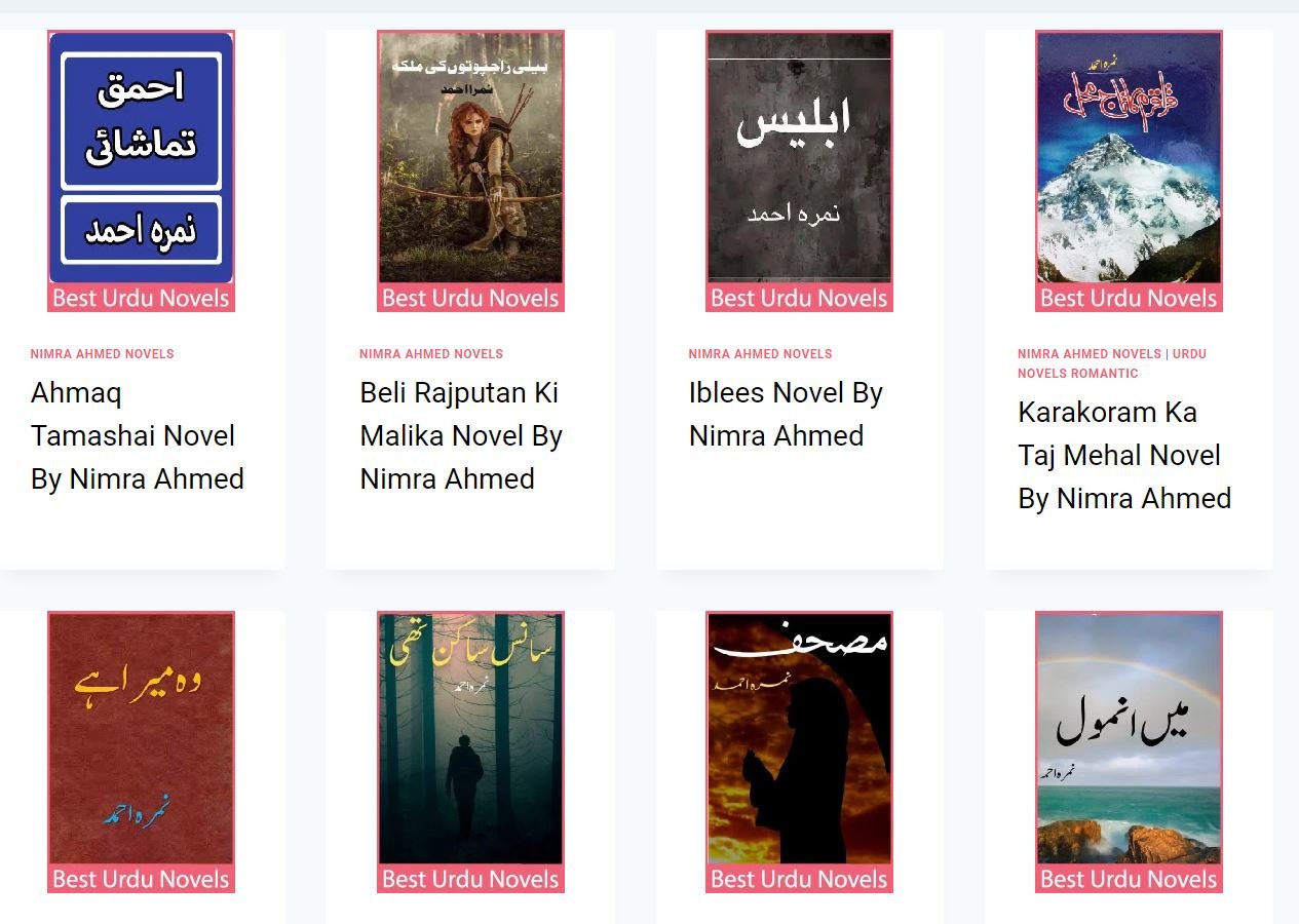 nimra ahmad novels